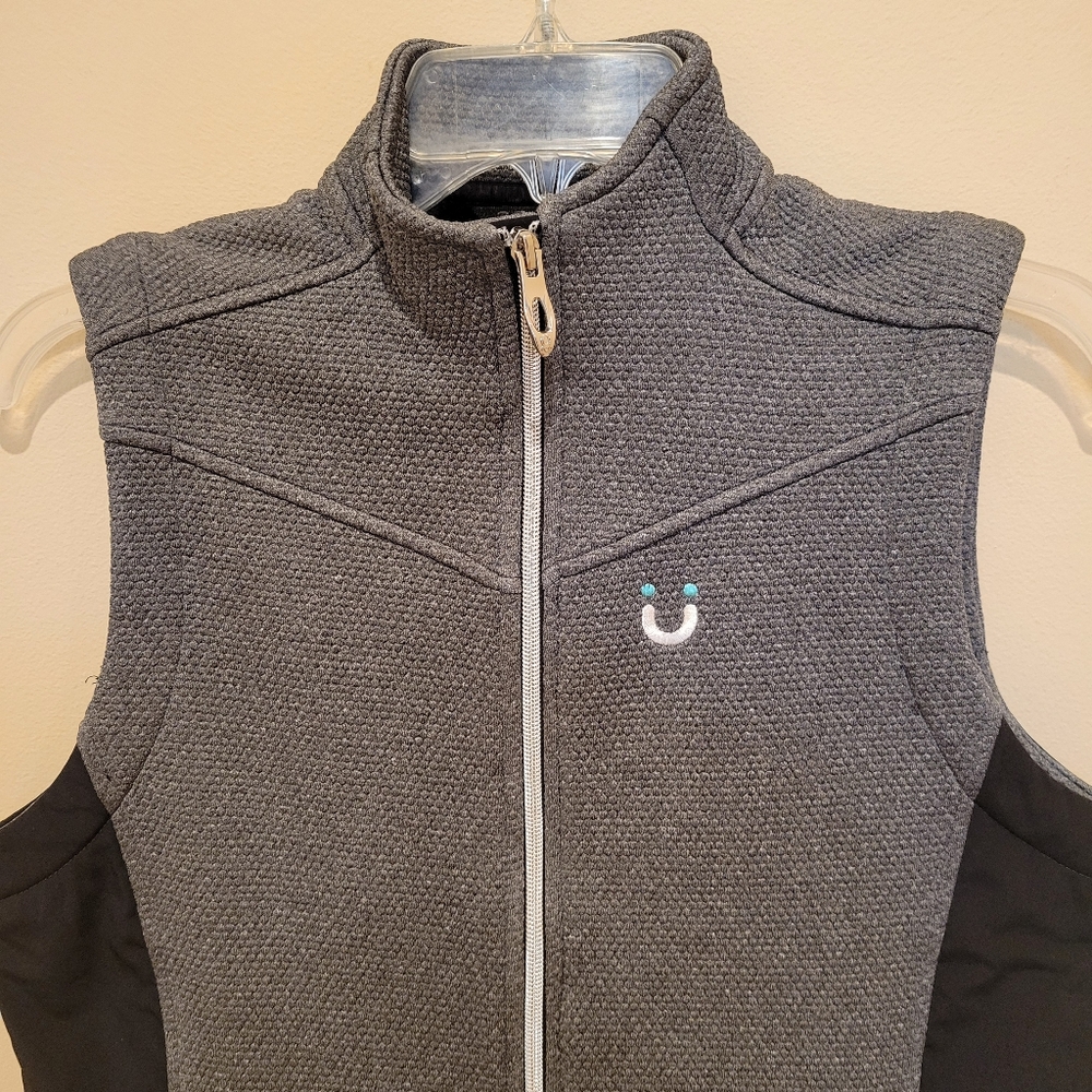 Spyder Gray Zip-Up fleece vest - Picture 6 of 14